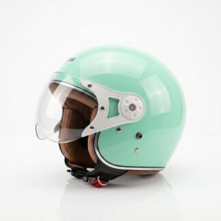 Retrograde Helm Bogo Hijab Friendly SNI Wanita Pastel Estetik Premium Mint