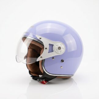 Retrograde Helm Bogo Hijab Friendly SNI Wanita Pastel Estetik Premium Lilac